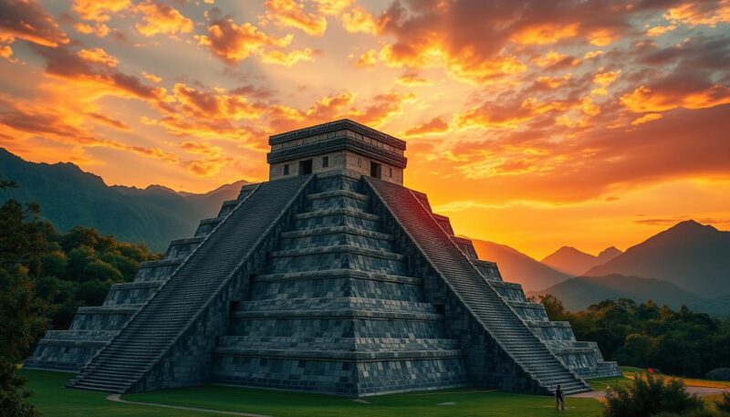 Temple of the Sun and Moon in Mexico